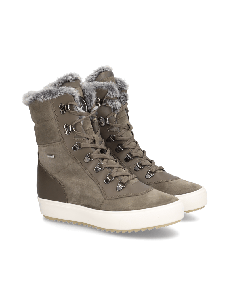 Polaris-Veloursleder-Snowboot-schwarz