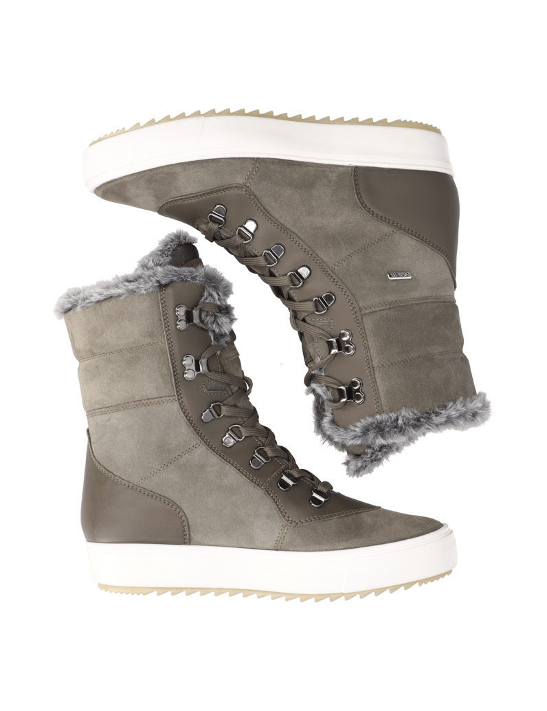 Polaris-Veloursleder-Snowboot-schwarz