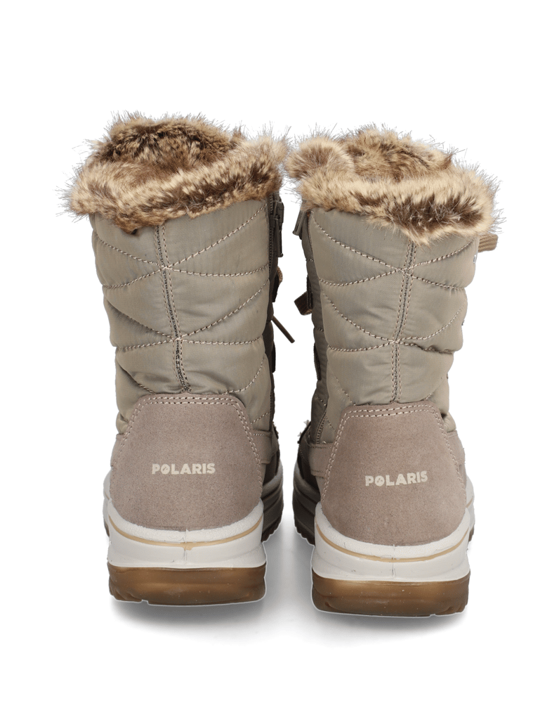 Polaris-Lederkombination-Snowboot-beige
