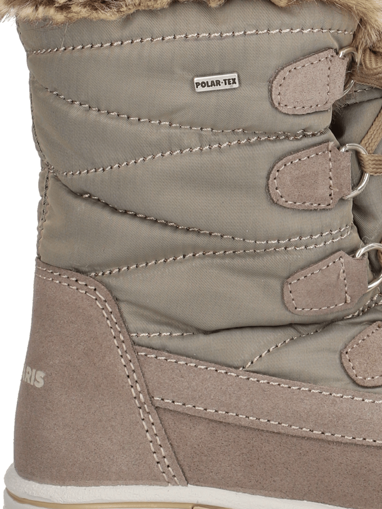 Polaris-Lederkombination-Snowboot-beige