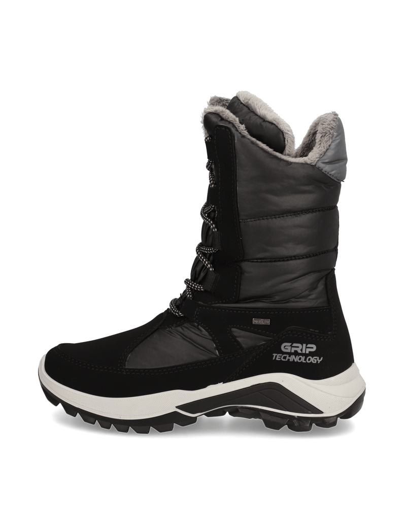 Polaris-Textil-Snowboot-schwarz