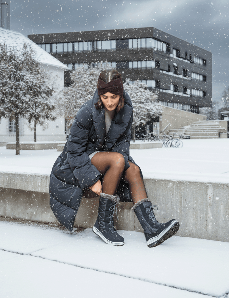 Polaris-Snowboot-schwarz