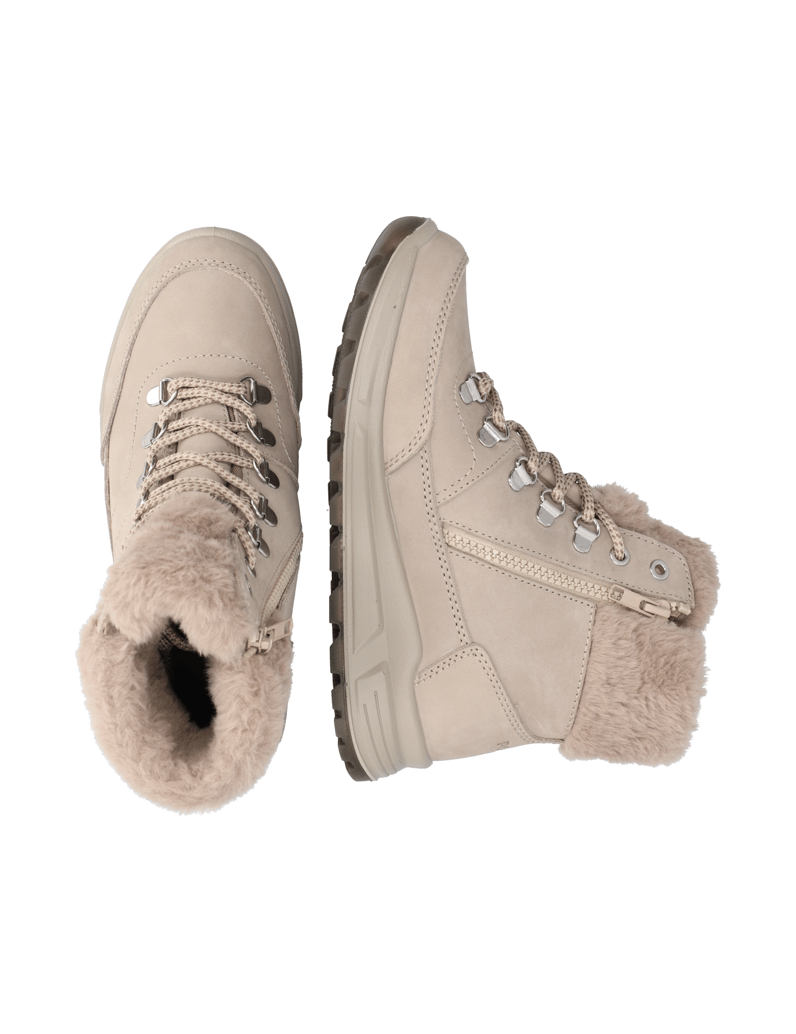 Polaris-Glattleder-Snowboot-beige