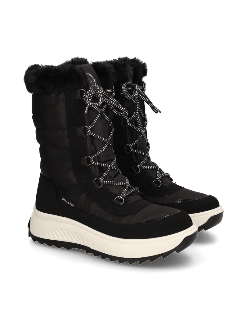 Polaris-Textil-Snowboot-schwarz