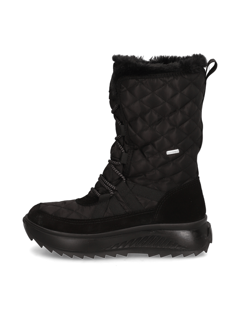 Polaris-Veloursleder-Snowboot-schwarz