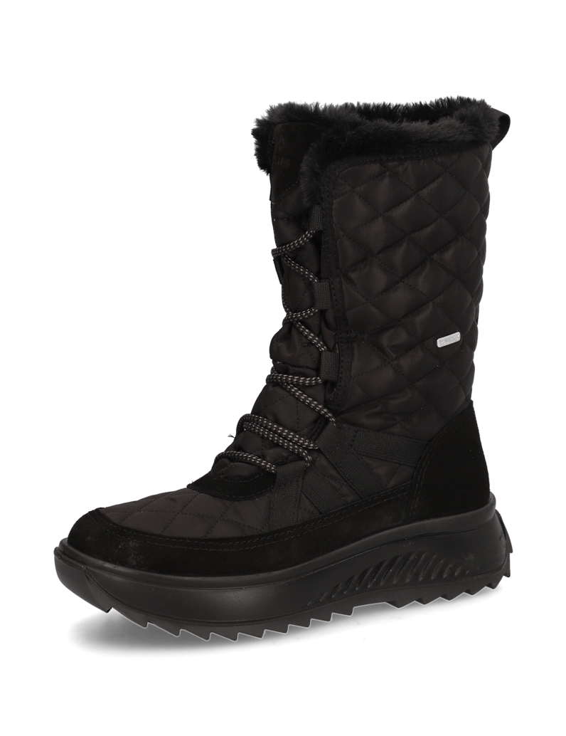 Polaris-Veloursleder-Snowboot-schwarz
