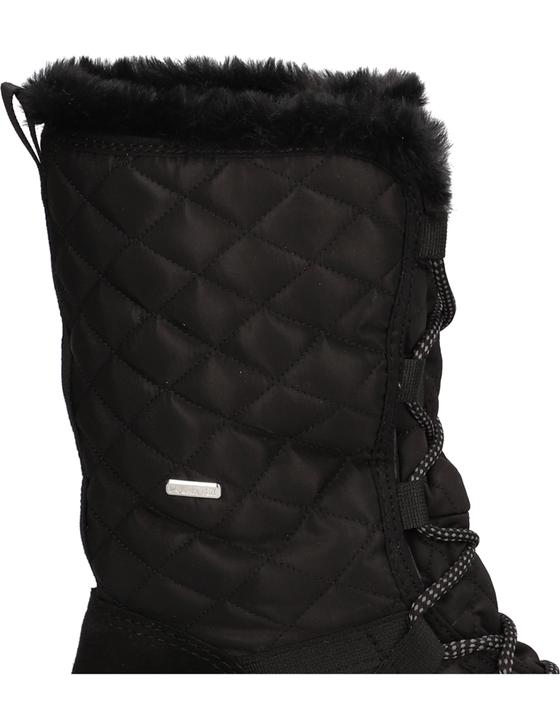 Polaris-Veloursleder-Snowboot-schwarz