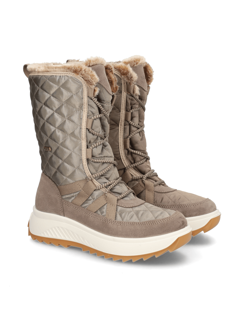 Polaris-Veloursleder-Snowboot-schwarz