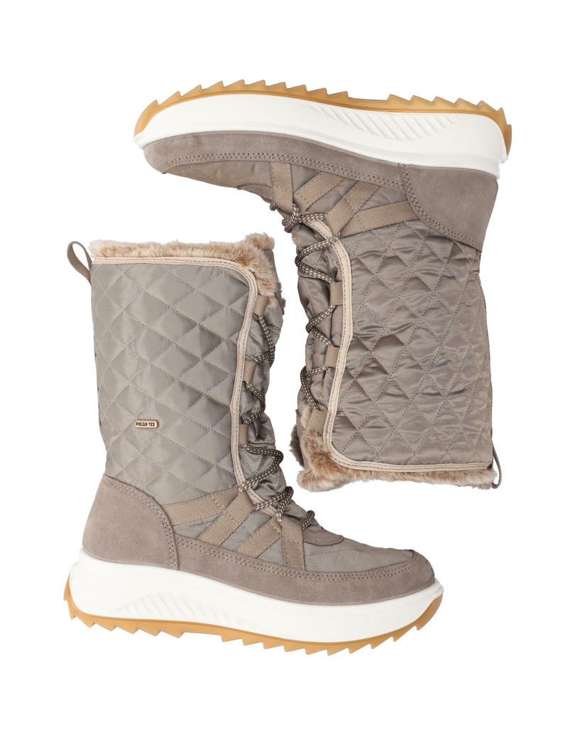 Polaris-Veloursleder-Snowboot-schwarz