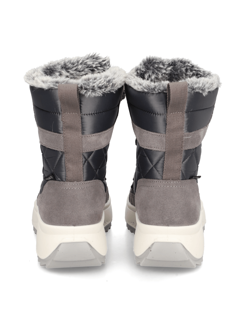 Polaris-Veloursleder-Snowboot-grau
