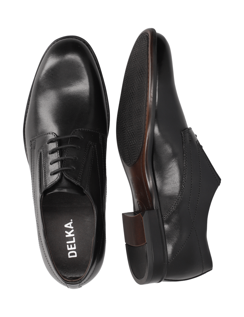 DELKA-Schnürer-elegant-schwarz