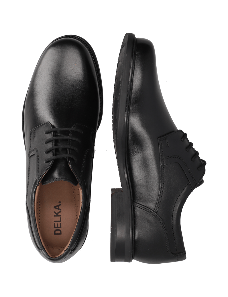 DELKA-Schnürer-elegant-schwarz