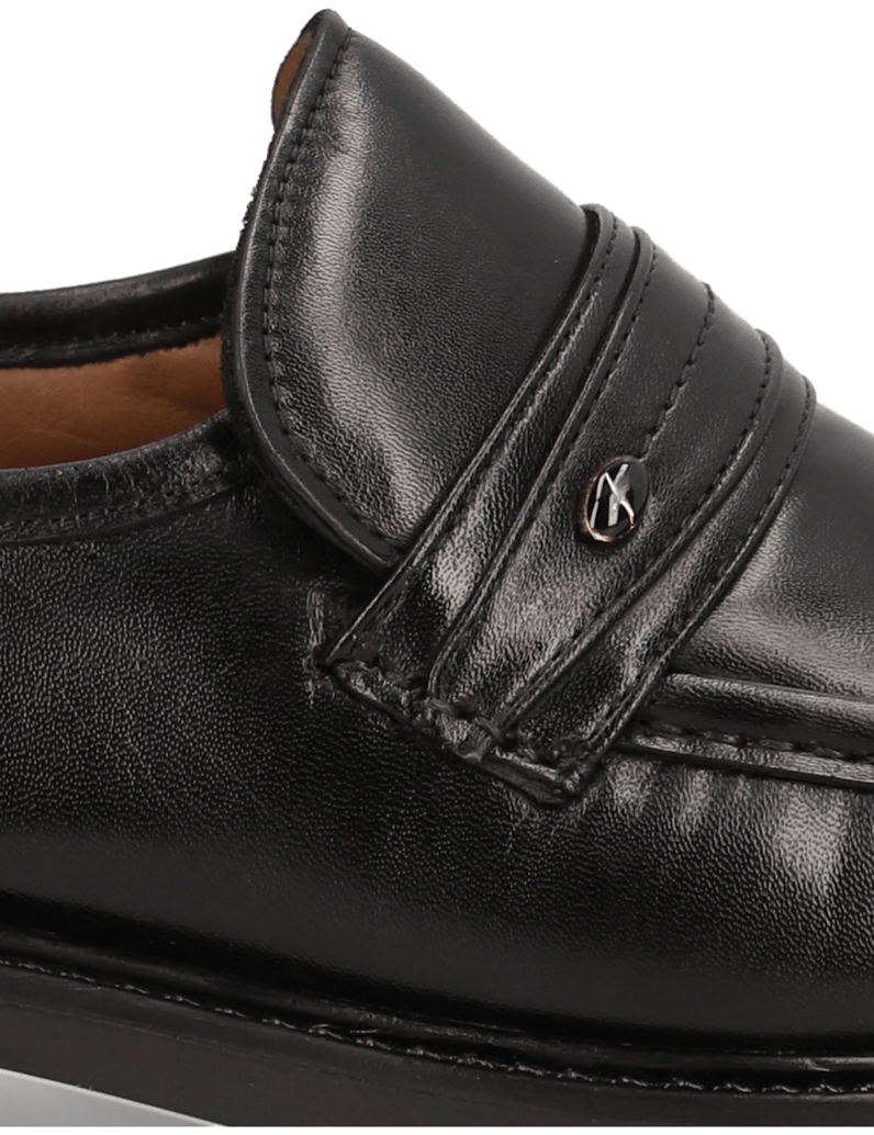 Master-Class-Glattleder-Slipper-schwarz