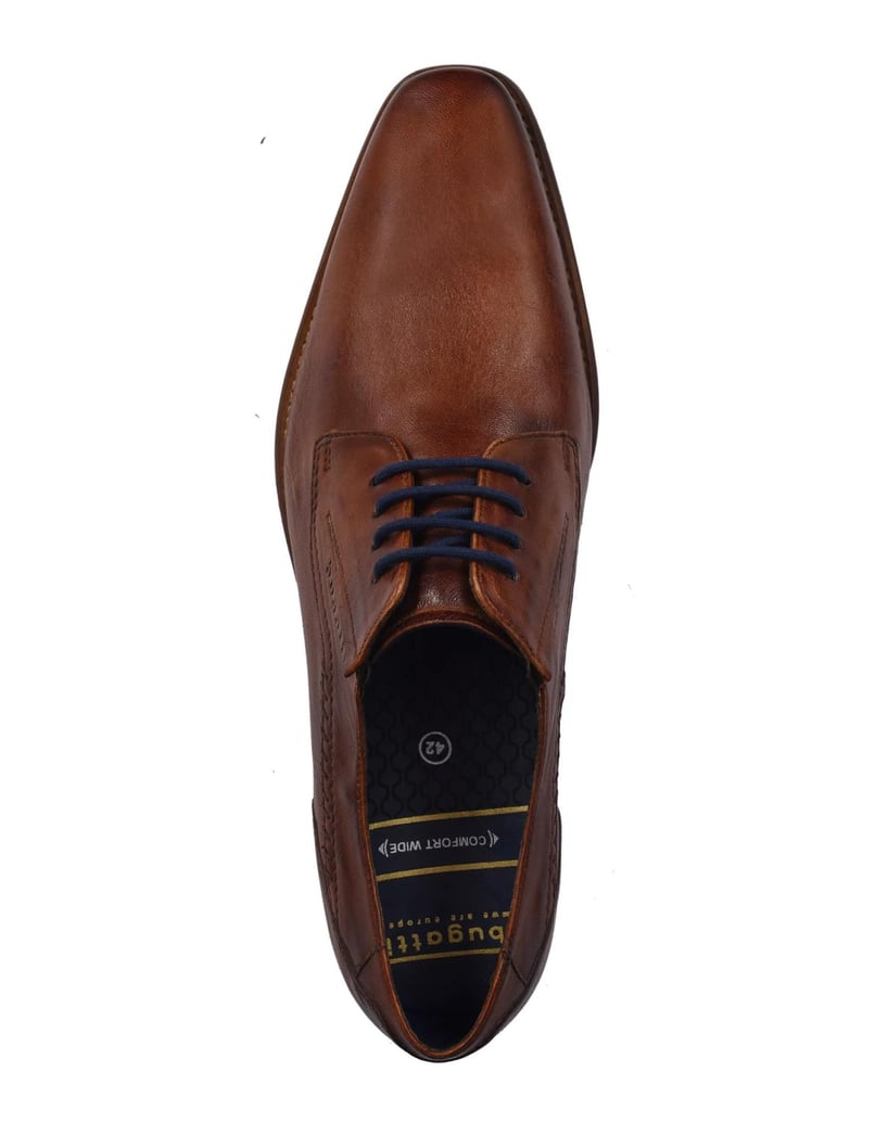 BUGATTI-Business-Schnürer-cognac