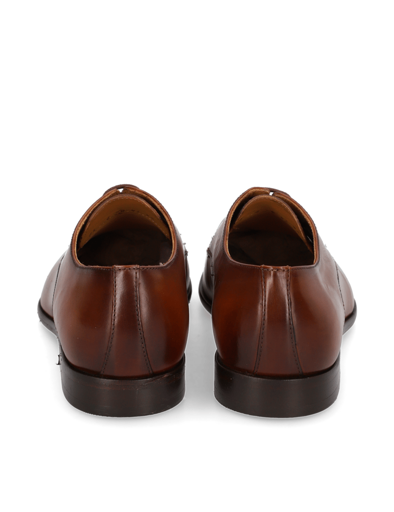 Kalman-&-Kalman-Glattleder-Schnürer-elegant-cognac