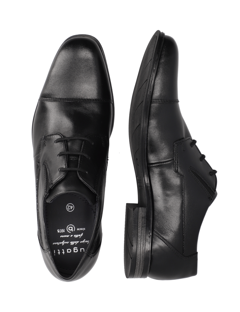 BUGATTI-Schnürer-elegant-schwarz