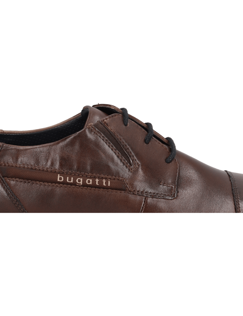 BUGATTI-eleganter-Schnürer-schwarz