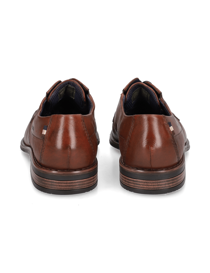 BUGATTI-Glattleder-Schnürer-elegant-schwarz