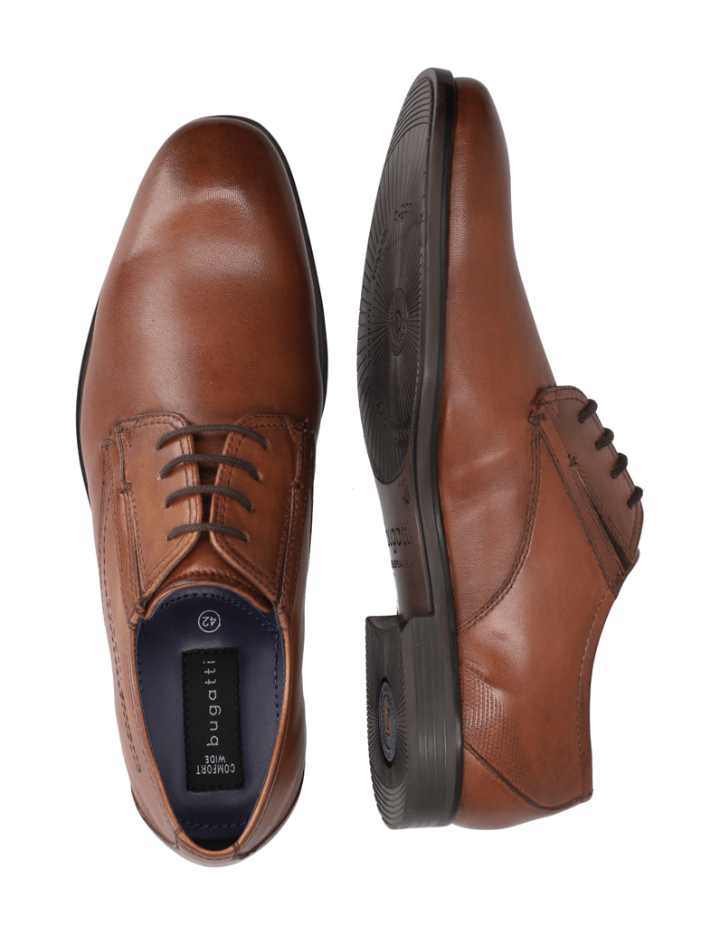 BUGATTI-Schnürer-elegant-schwarz