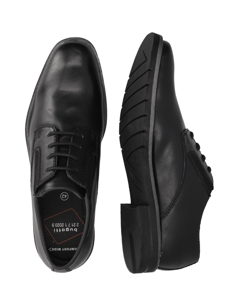 BUGATTI-Schnürer-elegant-schwarz