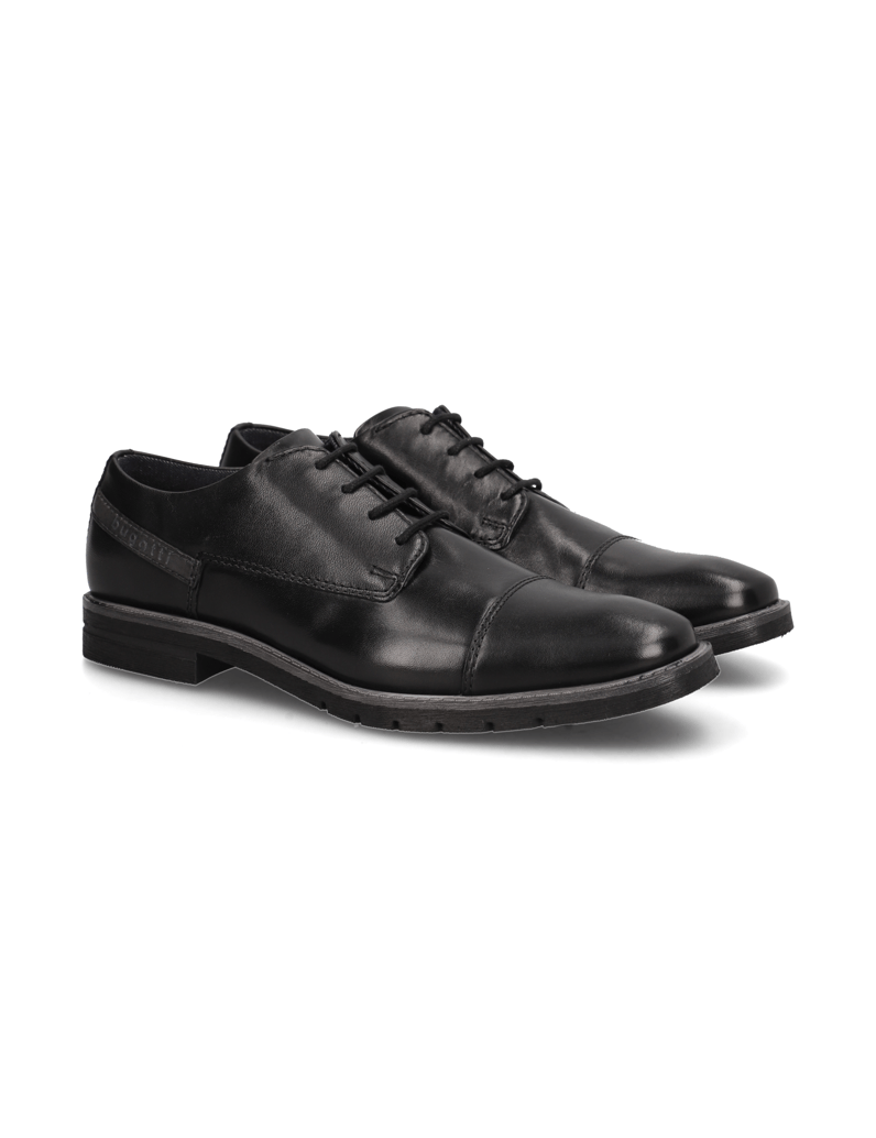 BUGATTI-Schnürer-elegant-schwarz