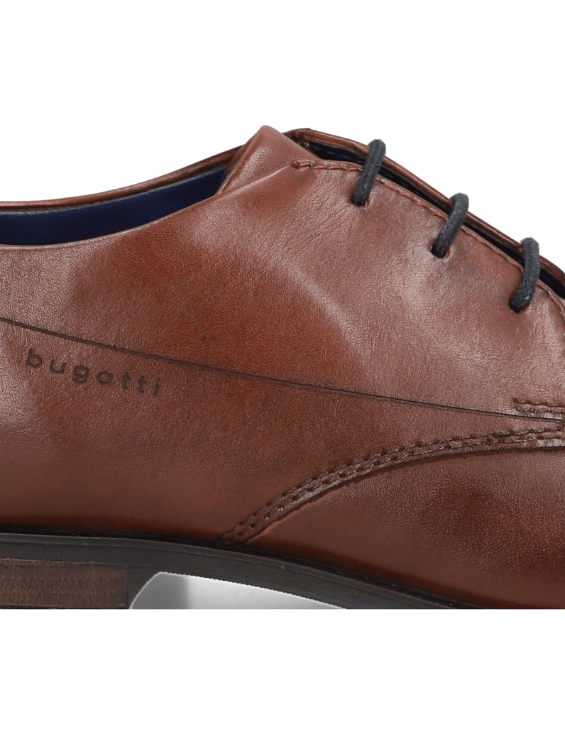 BUGATTI-Schnürer-elegant-cognac