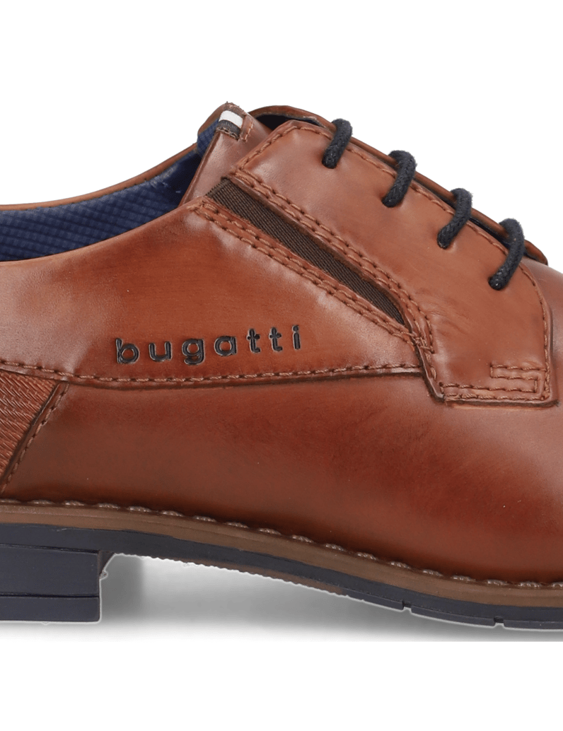BUGATTI-Schnürer-elegant-cognac