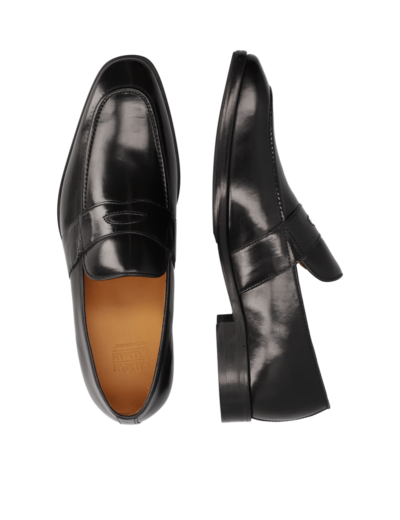 Kalman-&-Kalman-Glattleder-Slipper-klassisch