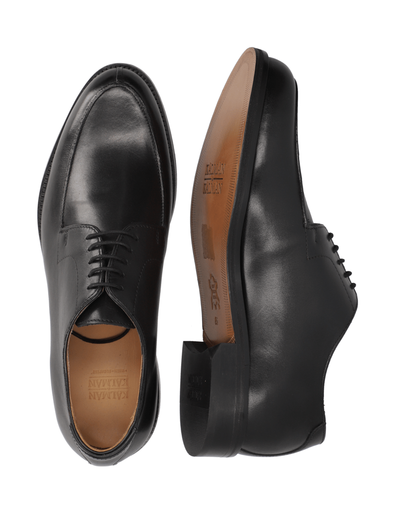Kalman-&-Kalman-Glattleder-Schnürer-elegant-schwarz