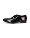 Lazzarini Lackleder Schnürer elegant schwarz