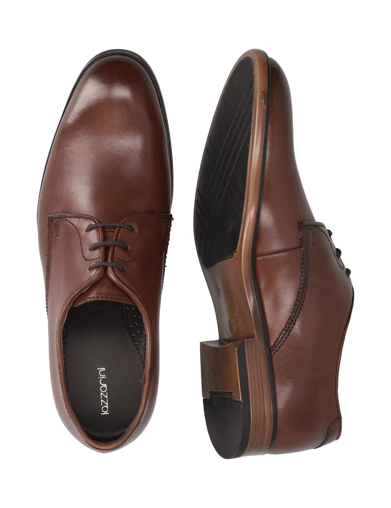 Lazzarini-Glattleder-Schnürer-elegant-schwarz