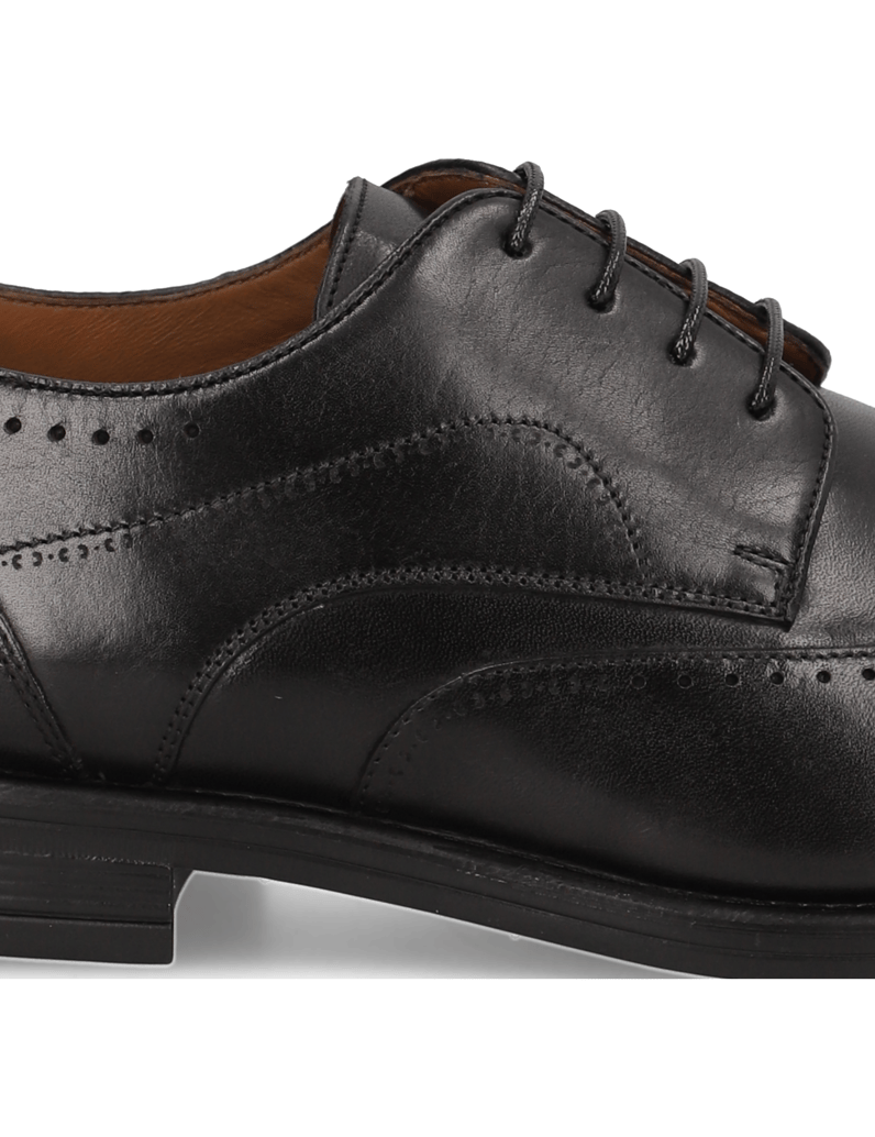 Lazzarini-Glattleder-Schnürer-elegant-schwarz