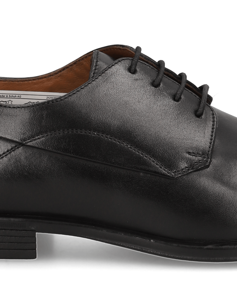 Lazzarini-Glattleder-Schnürer-elegant-schwarz