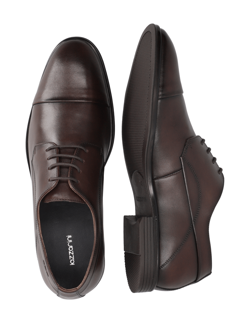 Lazzarini-Glattleder-Schnürer-elegant-schwarz