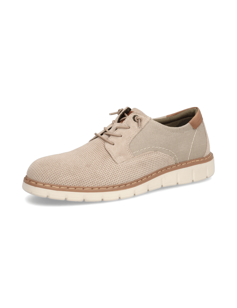 Lazzarini-Veloursleder-Schnürer-sportiv-beige