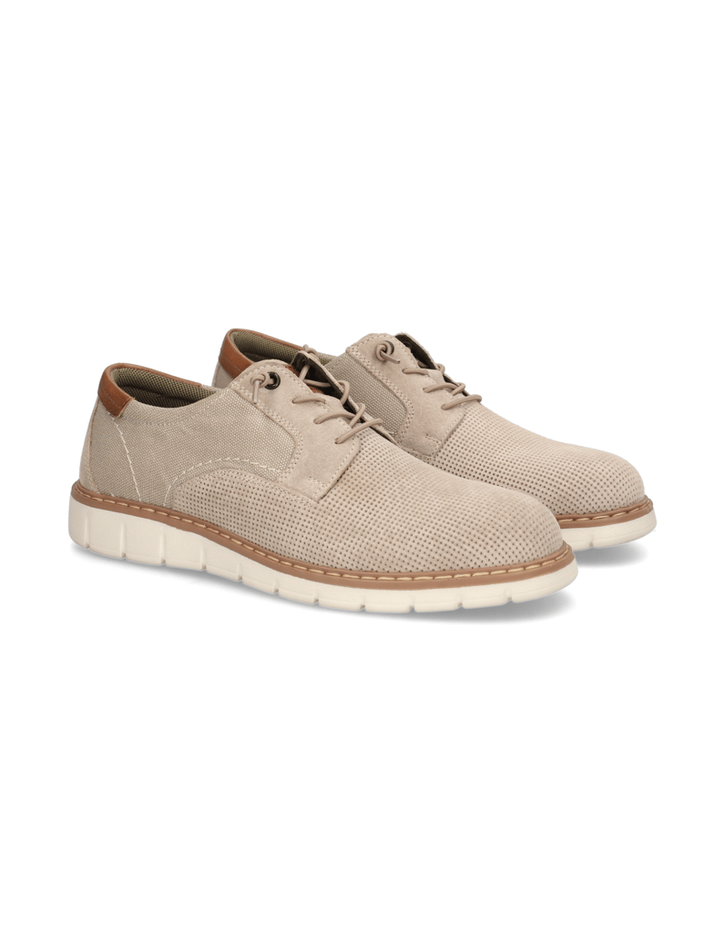 Lazzarini-Veloursleder-Schnürer-sportiv-beige