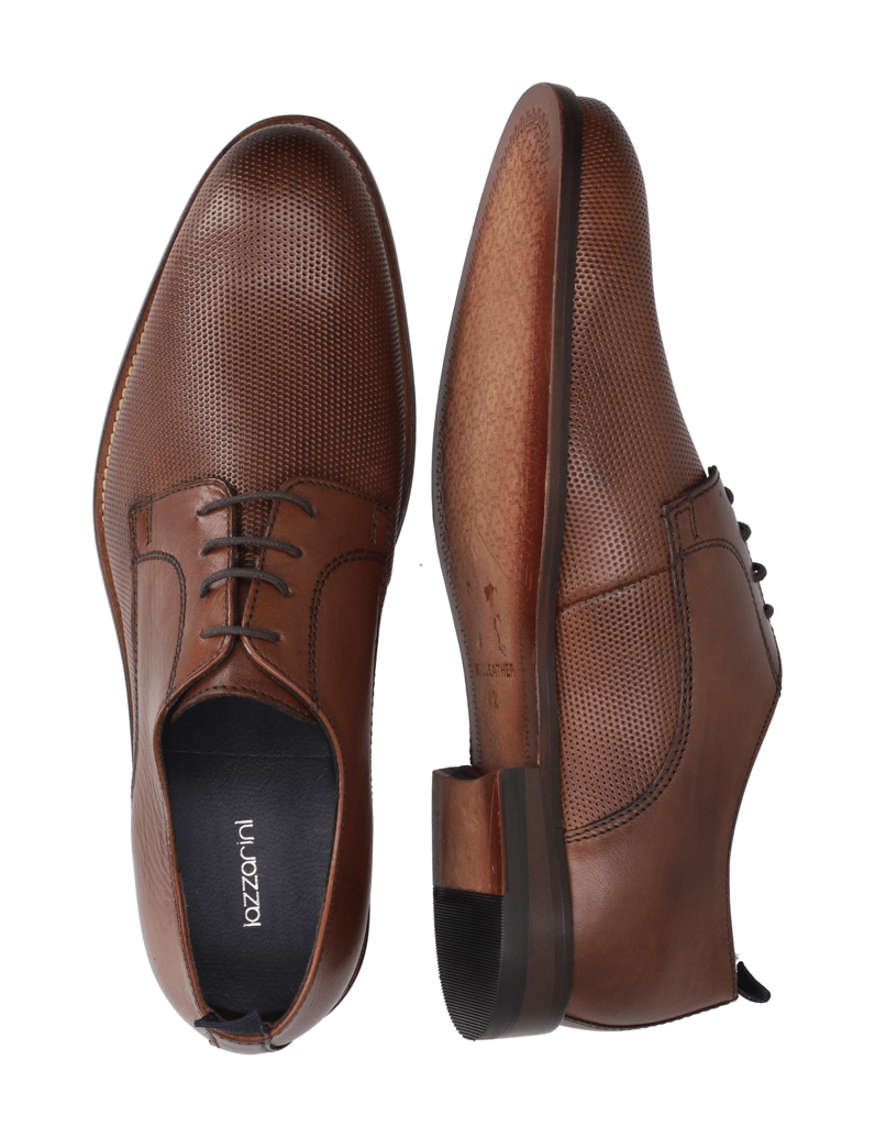 Lazzarini-Glattleder-Schnürer-elegant-schwarz