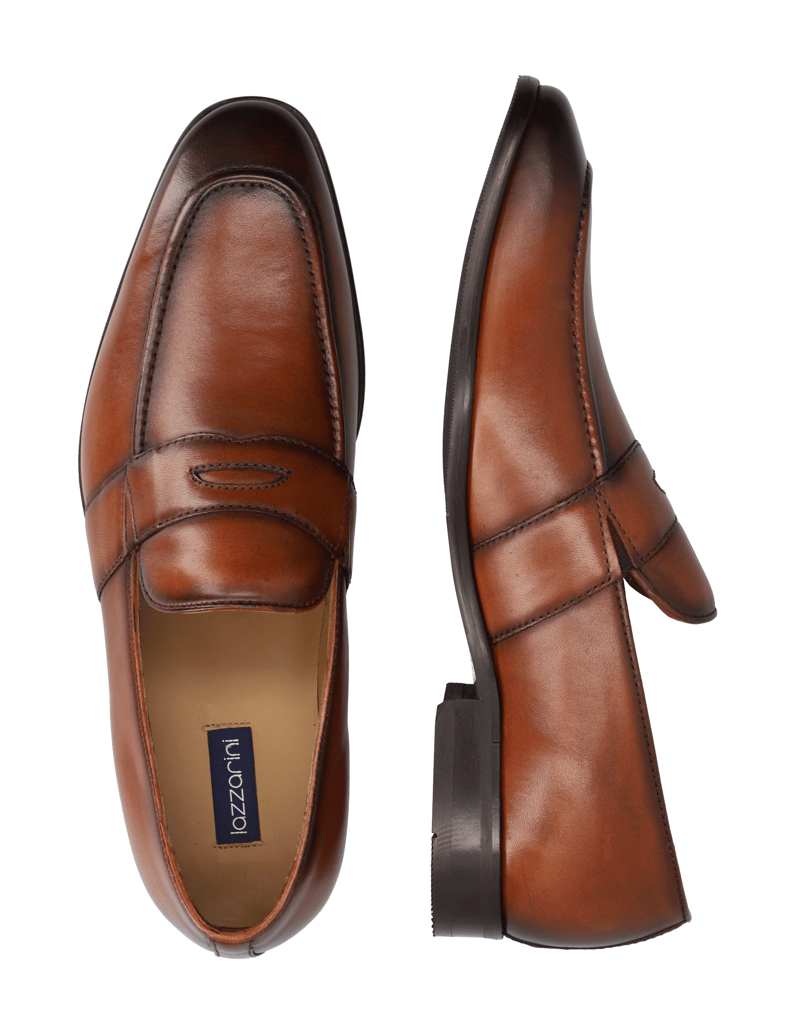 Lazzarini-Glattleder-Slipper