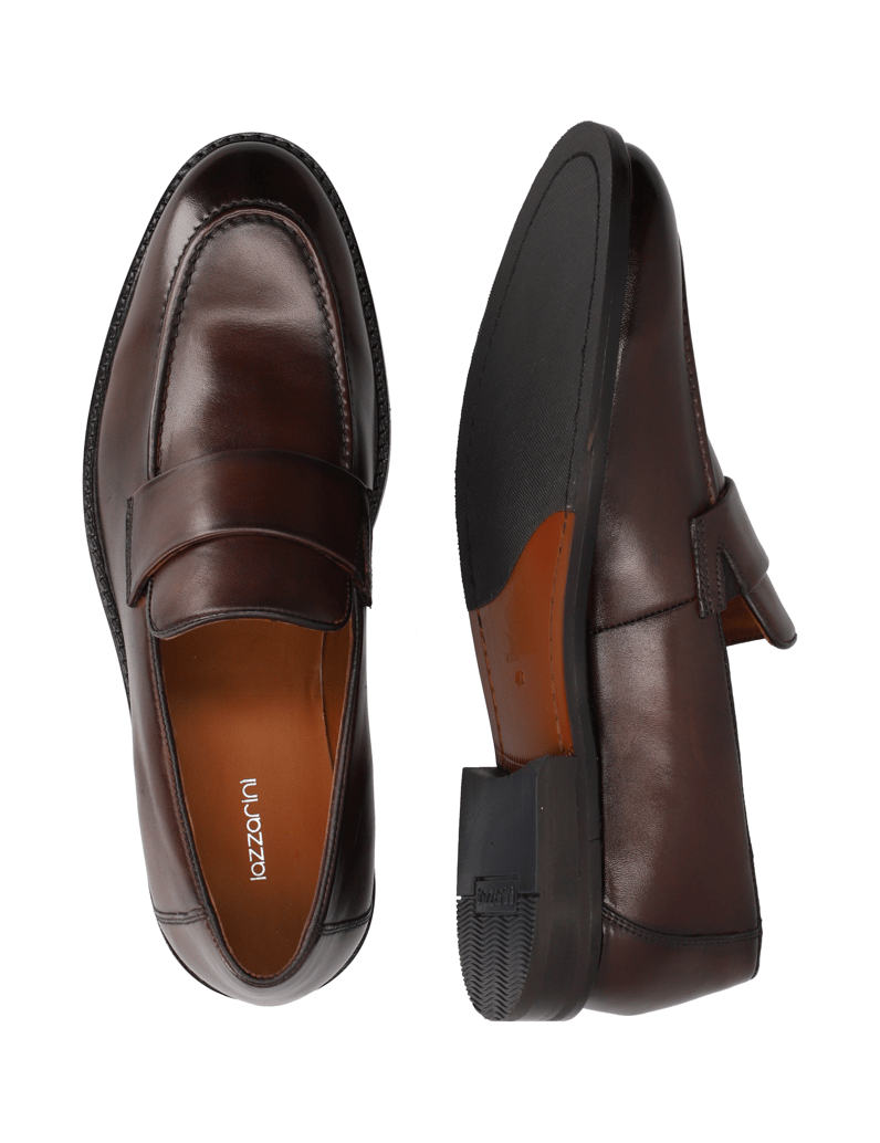 Lazzarini-Glattleder-Slipper