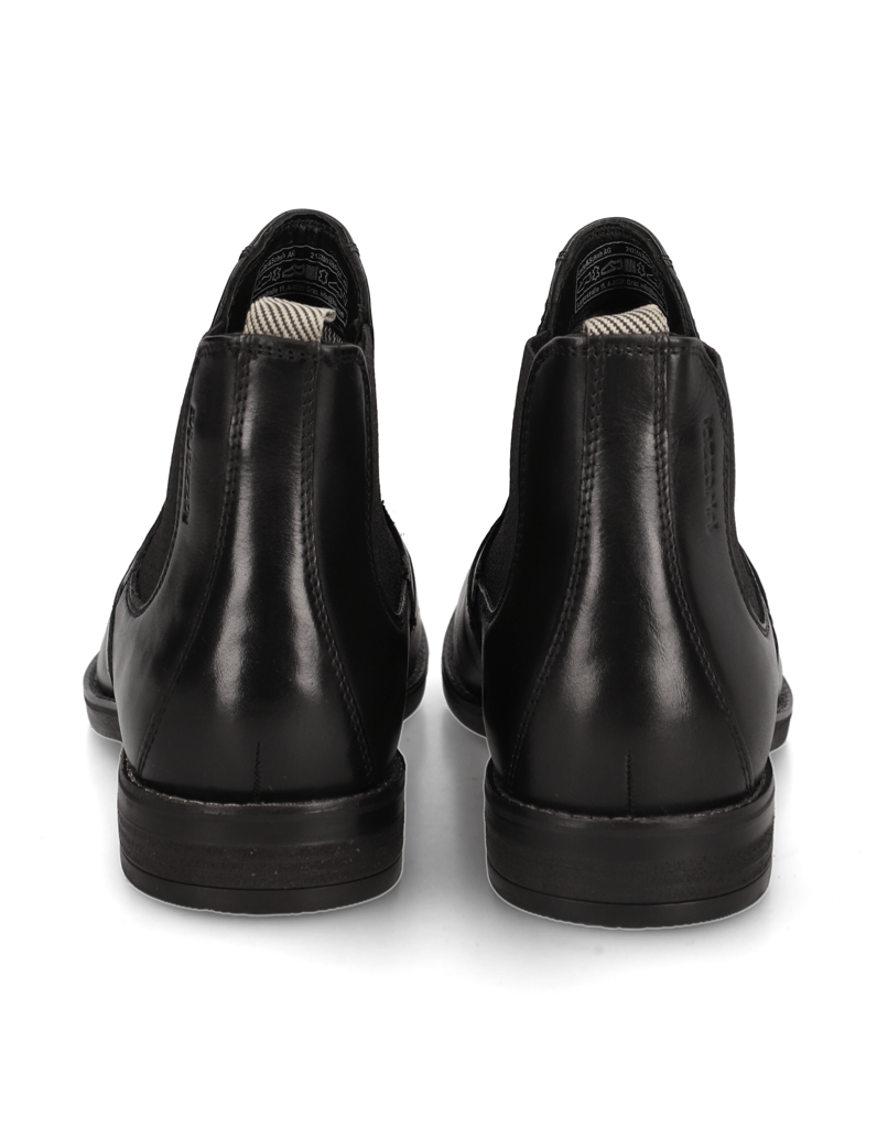 Lazzarini-Glattleder-Chelsea-Boot-schwarz