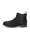 Lazzarini Nubukleder Chelsea Boot schwarz