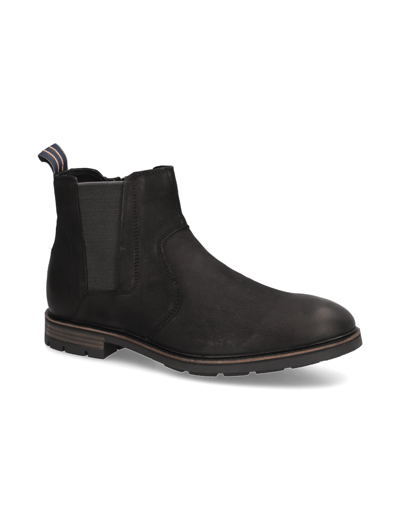 Lazzarini-Nubukleder-Chelsea-Boot-schwarz