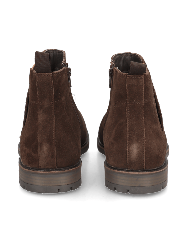 Lazzarini-Veloursleder-Chelsea-Boot-schwarz