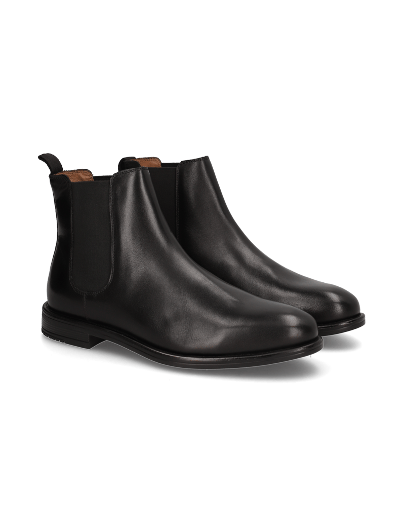 Lazzarini-Glattleder-Chelsea-Boot-braun
