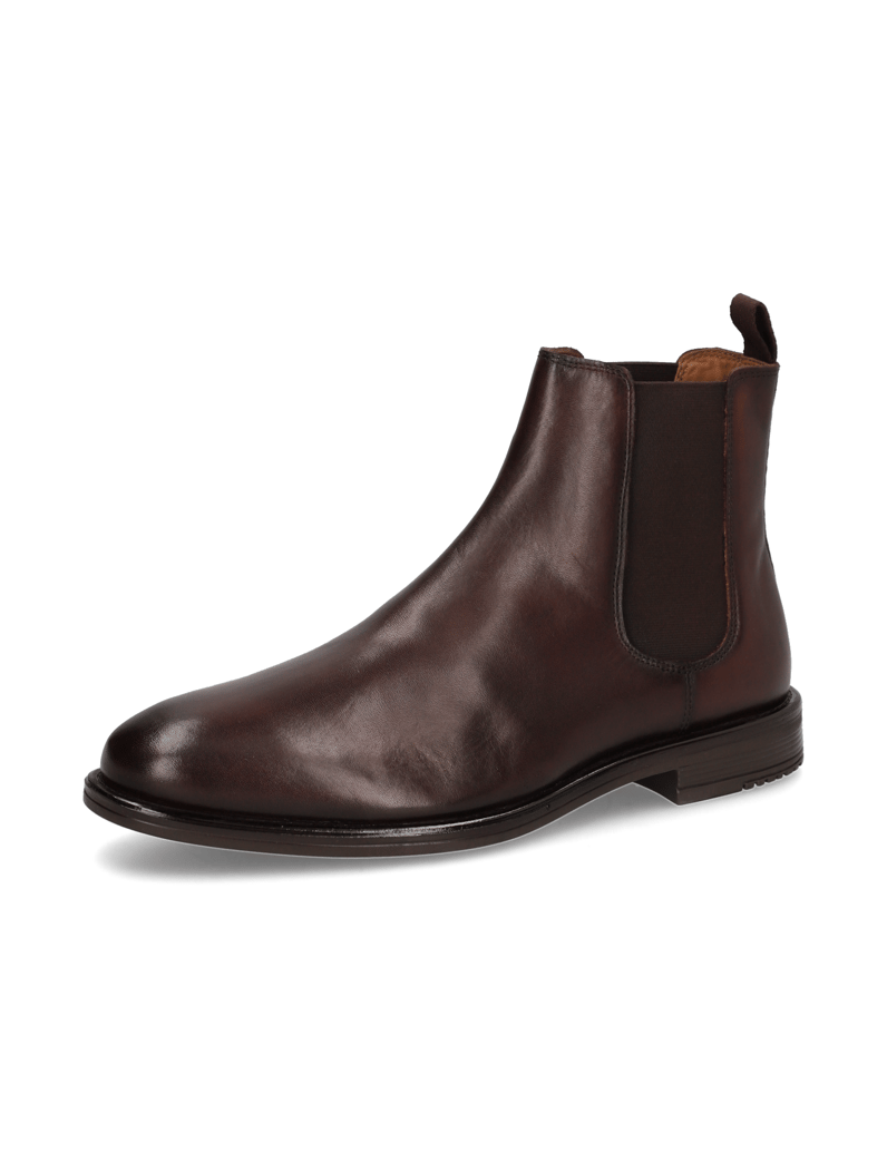 Lazzarini-Glattleder-Chelsea-Boot-braun