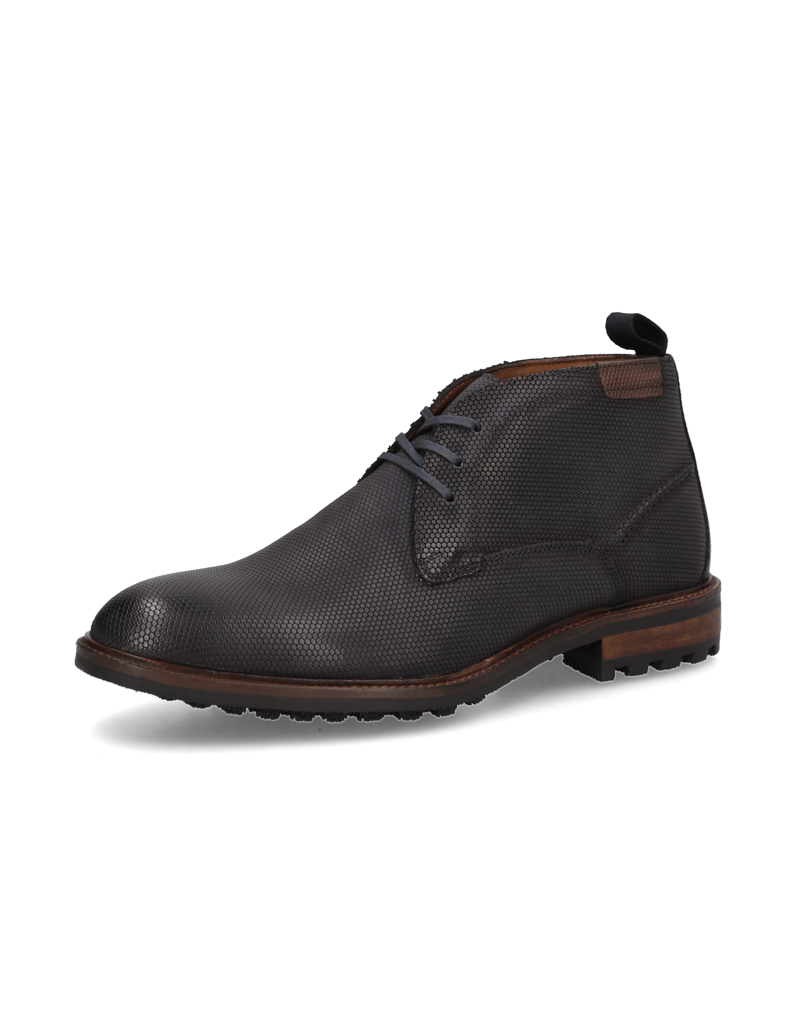 Lazzarini-Nubukleder-Boot-blau