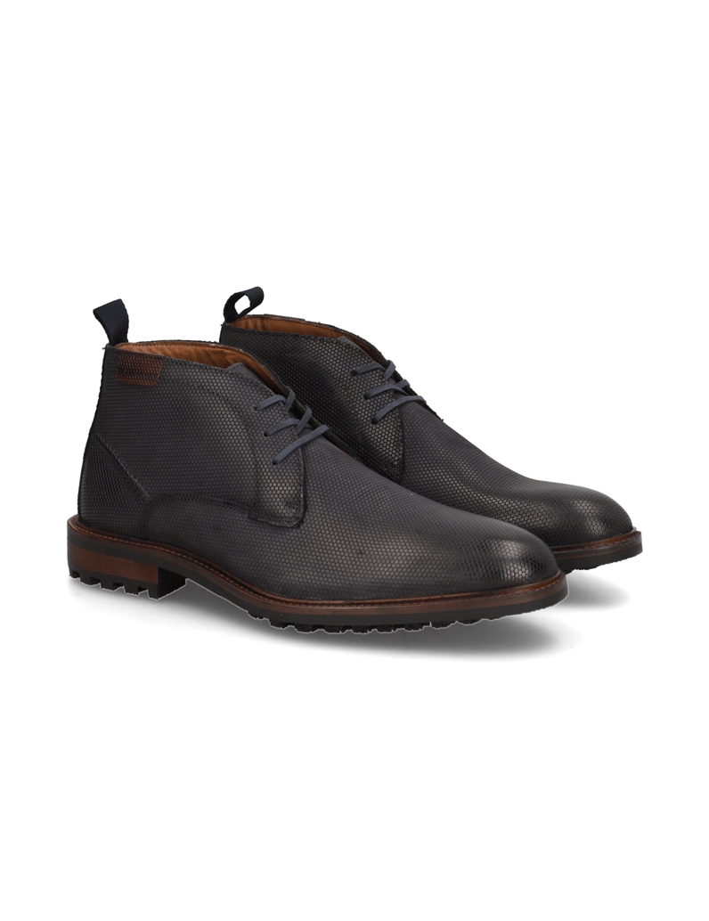 Lazzarini-Nubukleder-Boot-blau