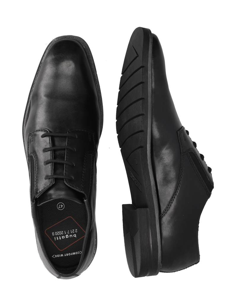 BUGATTI-Schnürer-elegant-schwarz