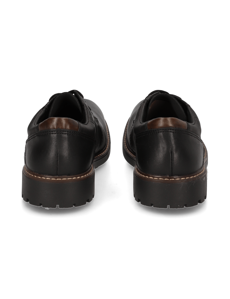 Rieker-Glattleder-Schnürer-sportiv-schwarz