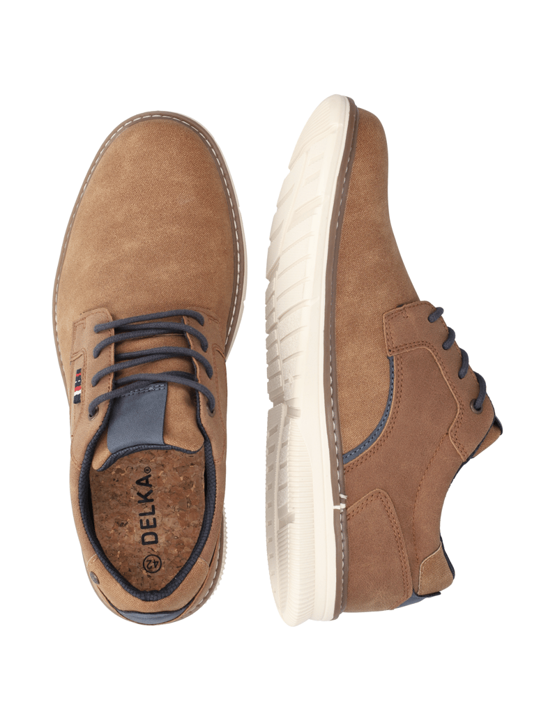DELKA-Schnürer-sportiv-braun